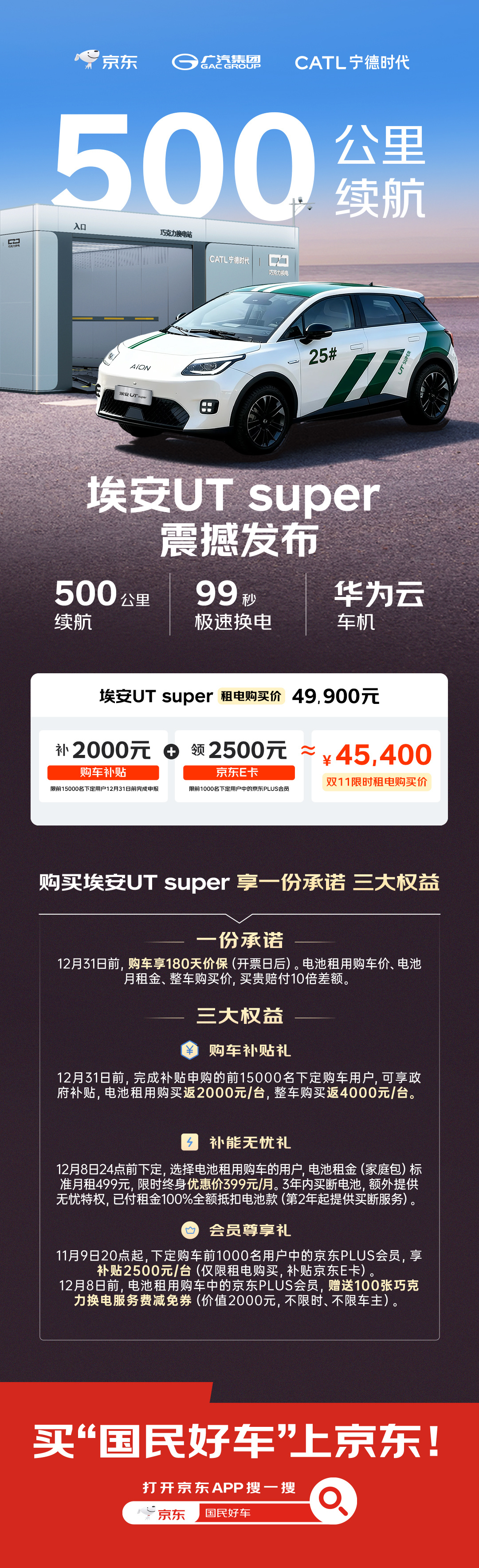 作为数码宝贝也是见证过不少性价比产品，但京东这波联合广汽、宁德时代搞的埃安UT-