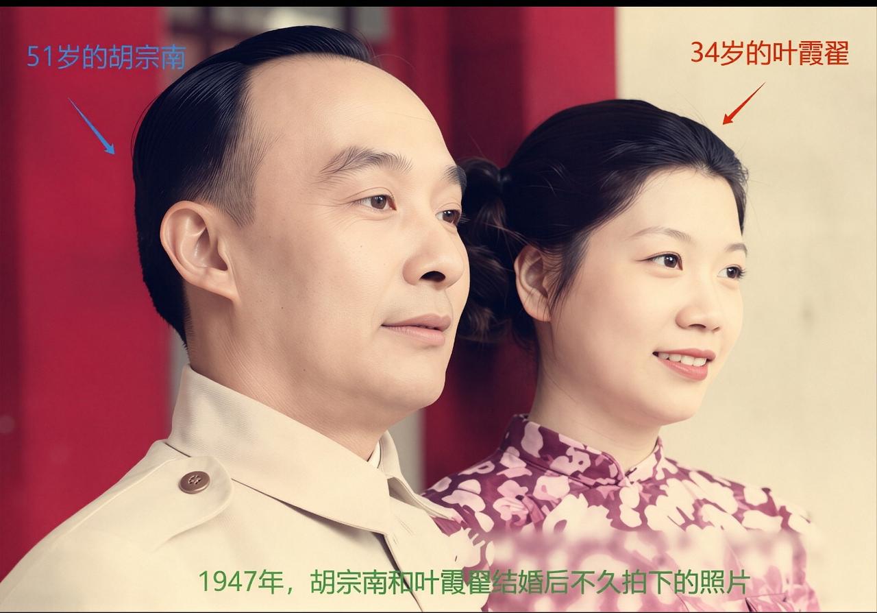 罕见新婚照：1947年，戴笠34岁女秘书，美艳纯情，嫁给51岁胡宗南