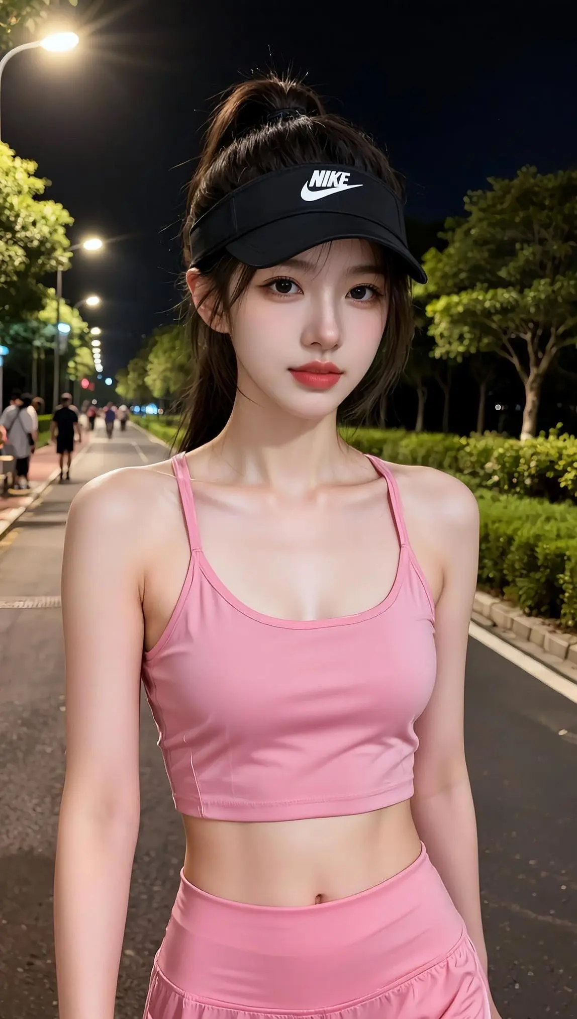 月光下的奔跑，是对生活的热爱，也是对未来的期待。