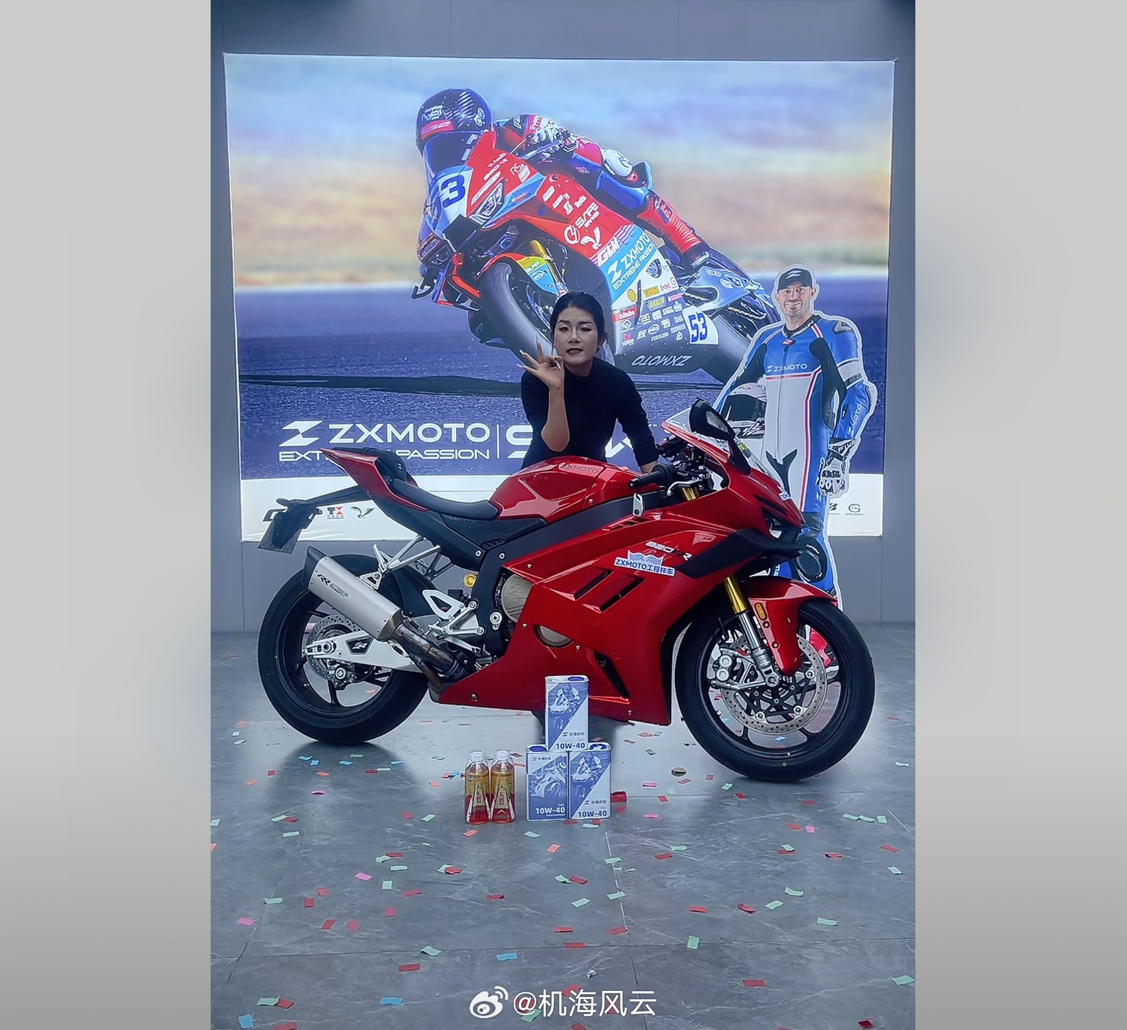 这个世道，还得是成绩说话！张雪机车夺冠🏆后，张雪门店的主播都明显更有底气了，归