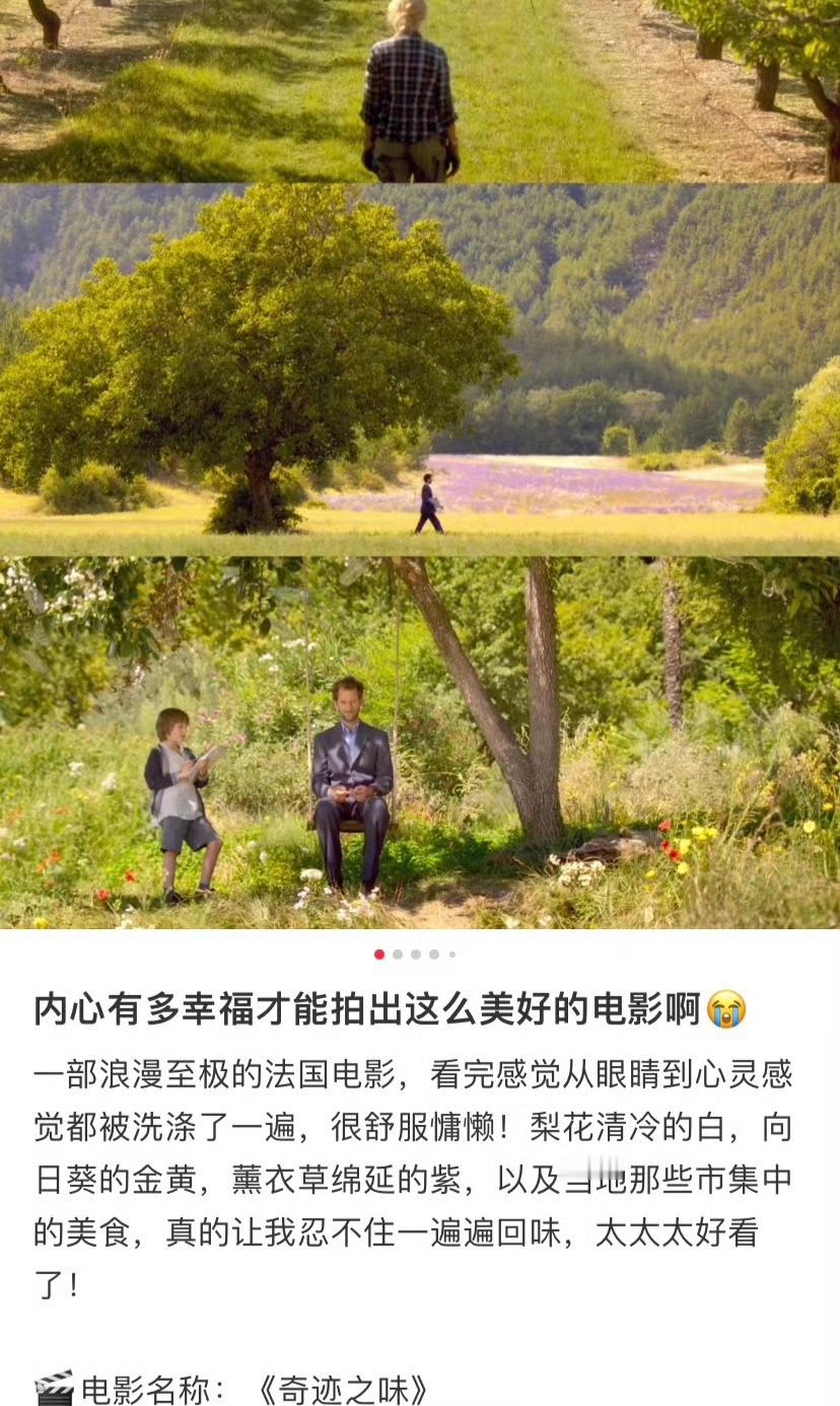 我去❗内心多幸福才能拍出这么美好的电影😭 