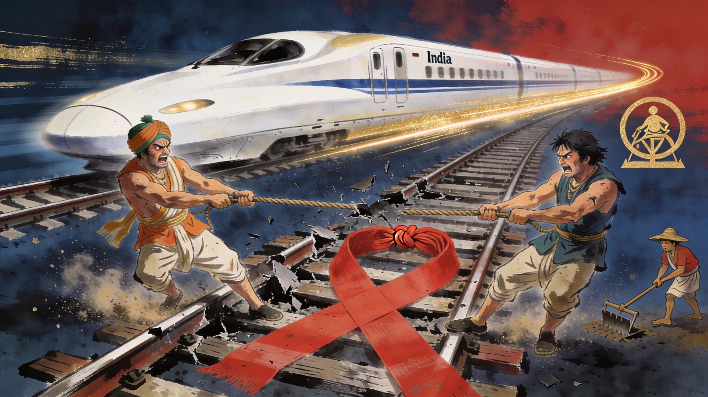 印度和日本的高铁十年烂尾，根子在哪？印度和日本因高铁闹翻了。这事说起来挺唏嘘的。