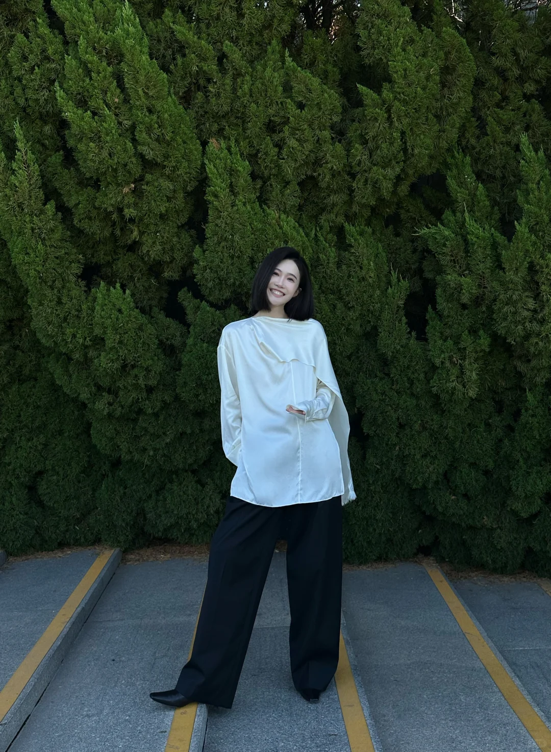OOTD 今天穿的飘带衬衫