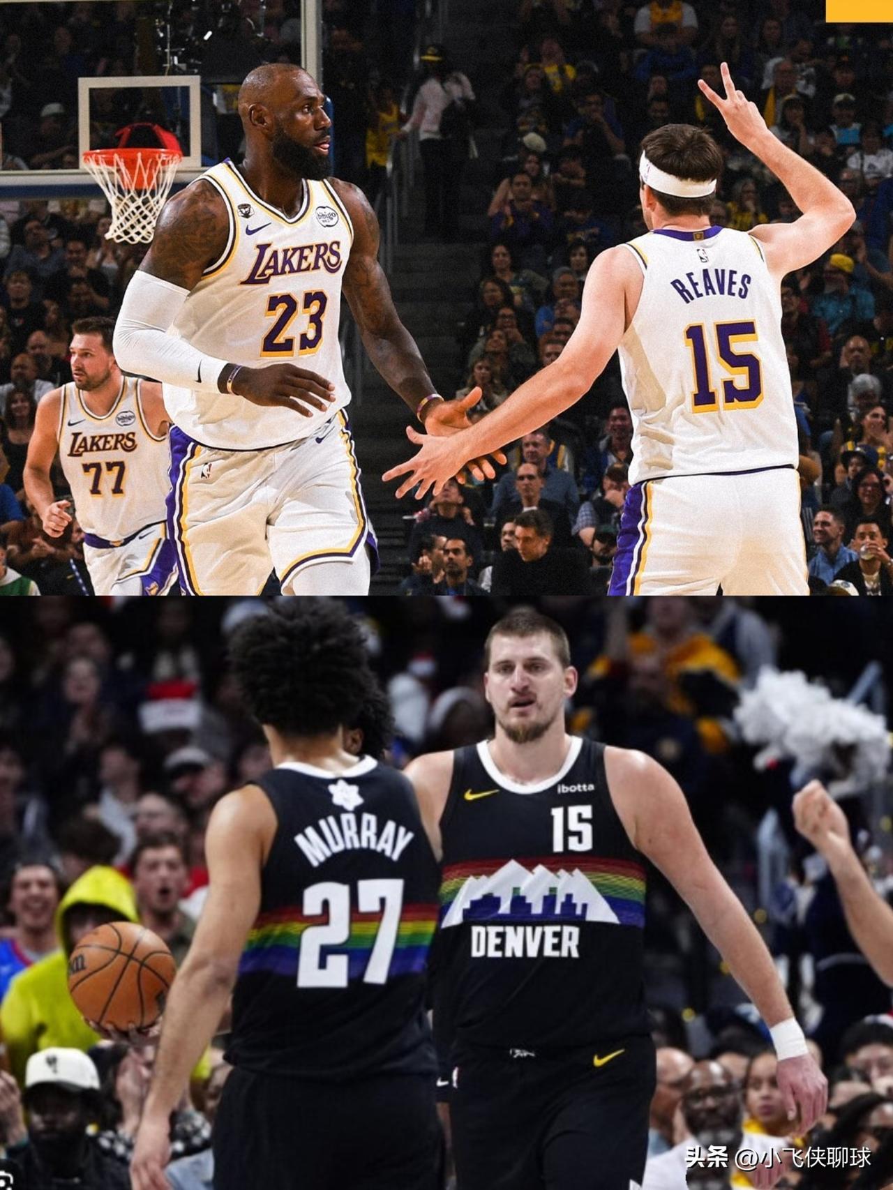 3月2日NBA比赛后，2连胜的湖人和2连败的掘金，实力差距重回同一档次！

湖人