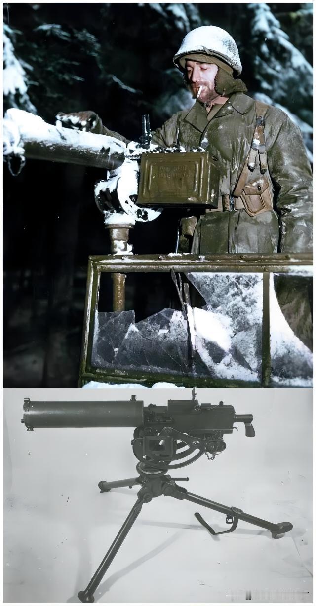 1944年12月21日，阿登战役（美帝又称“突出部战役”），卢森堡前线。美军第5