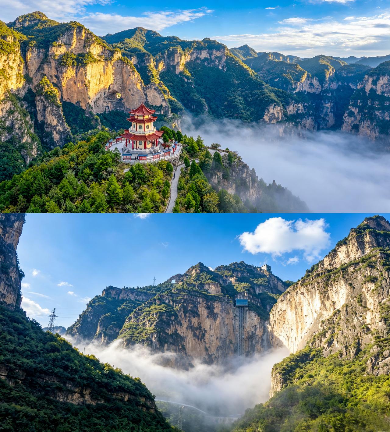 一次打卡 4 处太行秘境！豫晋冀自驾路线收好

有人说，读懂中国北方的山，就要走
