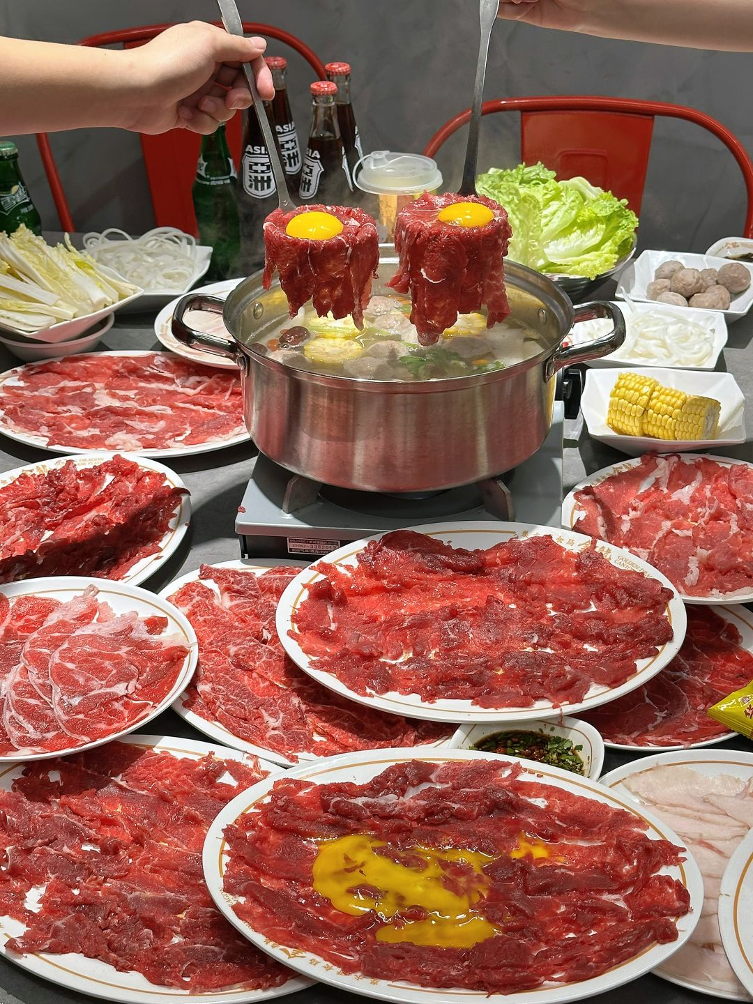 在广州百元放题任吃！！牛肉任吃啊！！！
