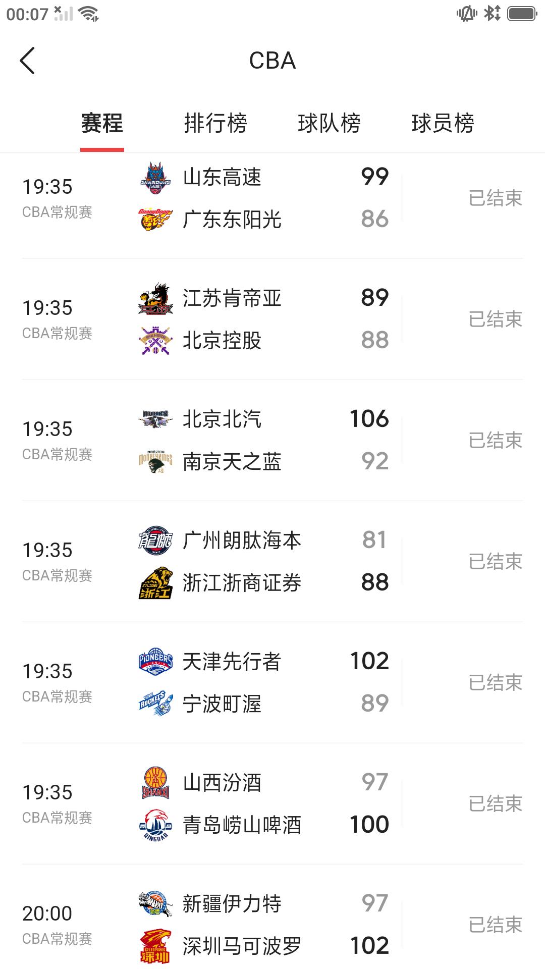 【CBA 常规赛昨日战报】北京时间昨晚CBA 常规赛进行第三十五轮多场比赛。具体
