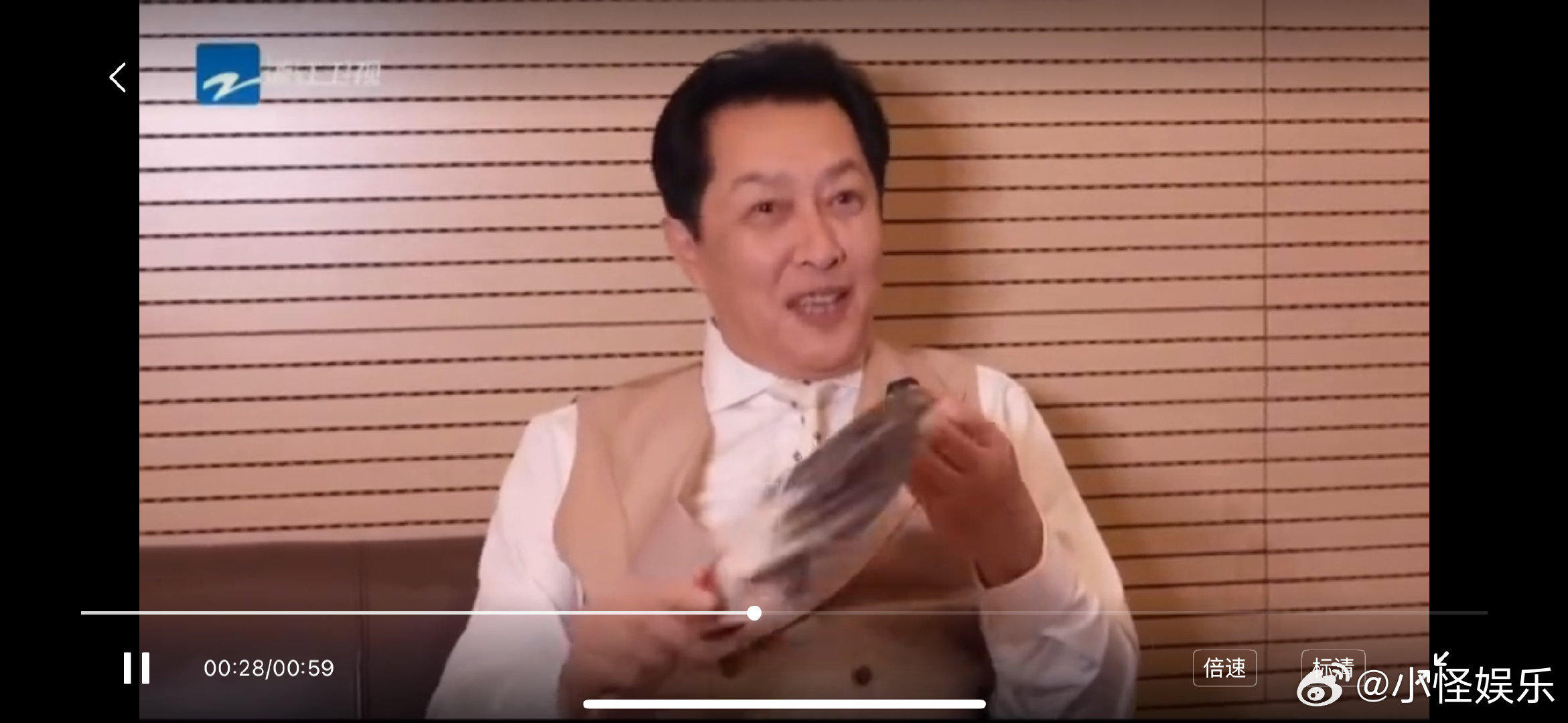 吴桐三顾茅庐请唐国强录王牌 王牌对王牌 唐国强在王牌9直播玩得超开心，看来吴桐三