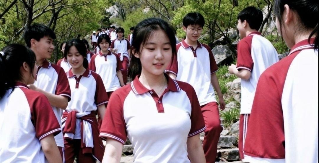 还是这种款式的校服好看