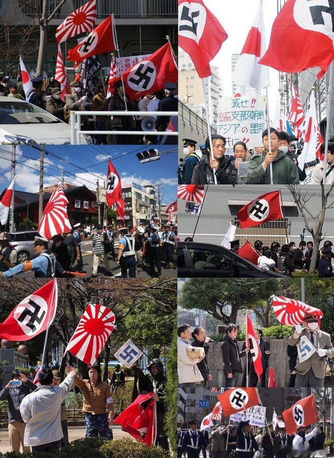 世界杯看台频频出现日本旭日旗近日，在多个社交媒体上，韩国网友对日本人在世界杯上展
