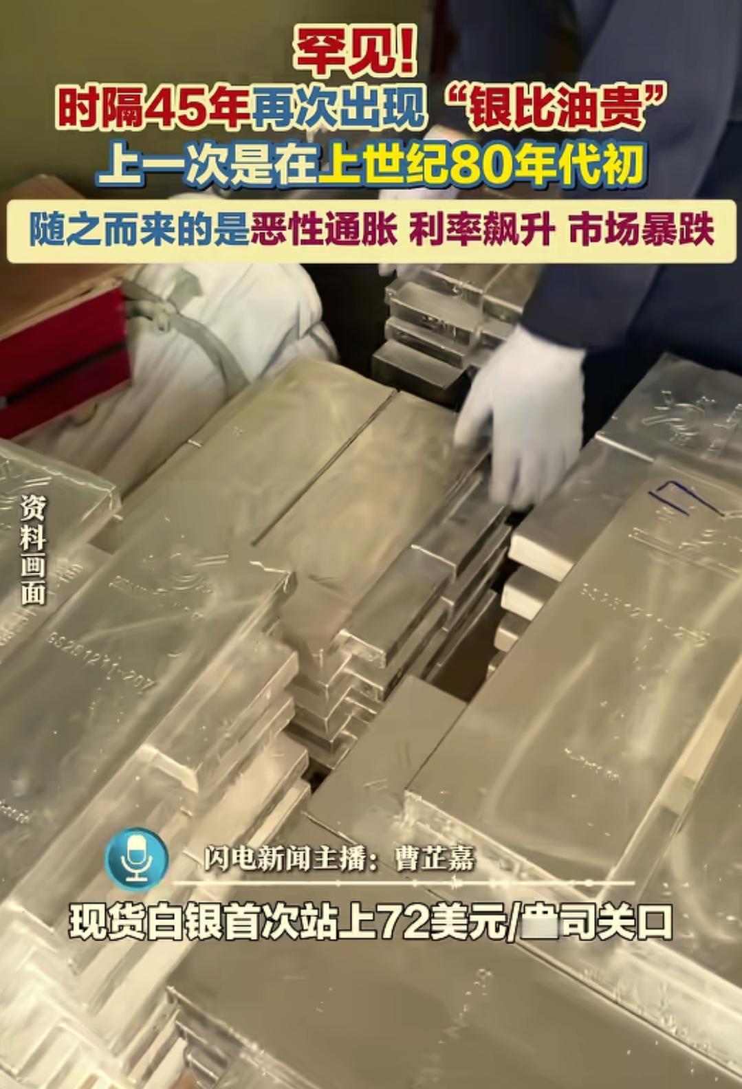 最近白银这波行情简直是开挂了，直接把黄金按在地上摩擦，妥妥的年度贵金属“涨王”，