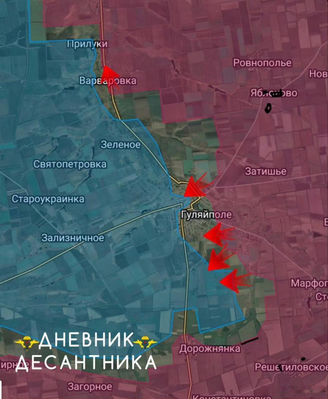 俄乌局势新进展俄乌冲突 扎波罗热方向战况简报:古利亚伊波列地区:俄军在古利亚伊波