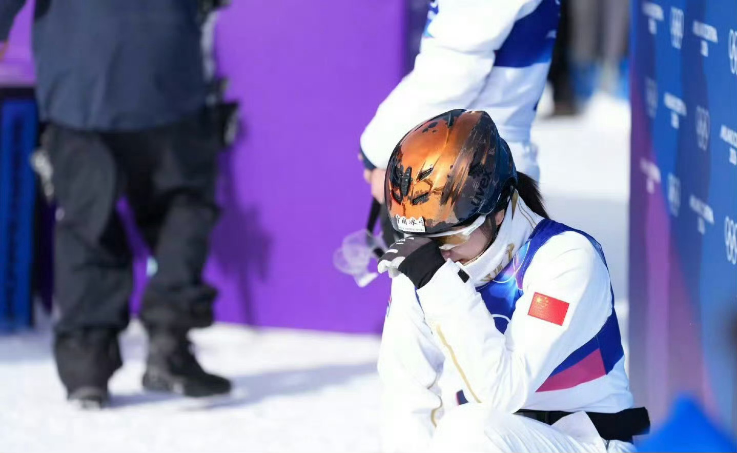 徐梦桃金牌我现在非常激动！无法用语言表达！36岁，第五届奥运会，成功卫冕，太强大