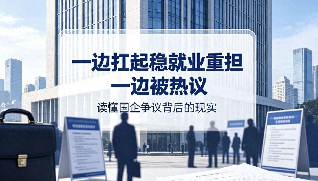 国企占资产大头，民企扛就业大头。这不是“结构不合理”，是功能分了工——但分工背后