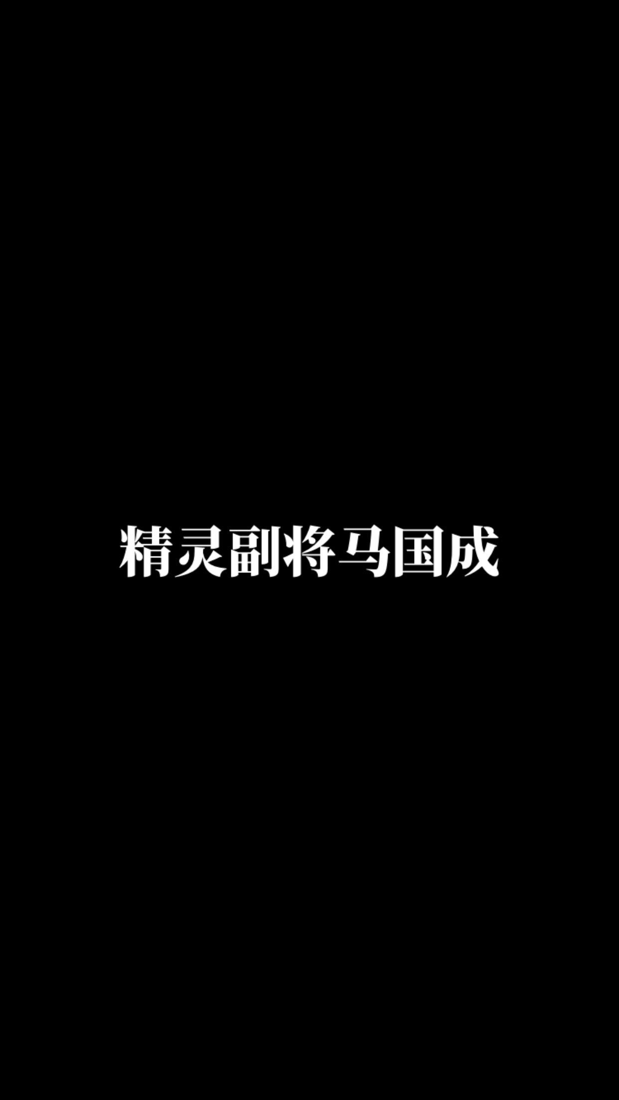 精灵副将马国成。