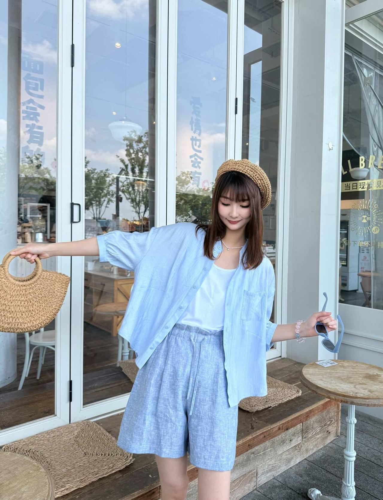 浅蓝松弛感穿搭｜面包店治愈系ootd
ootd
每日穿搭
夏日穿搭
蓝色系穿搭