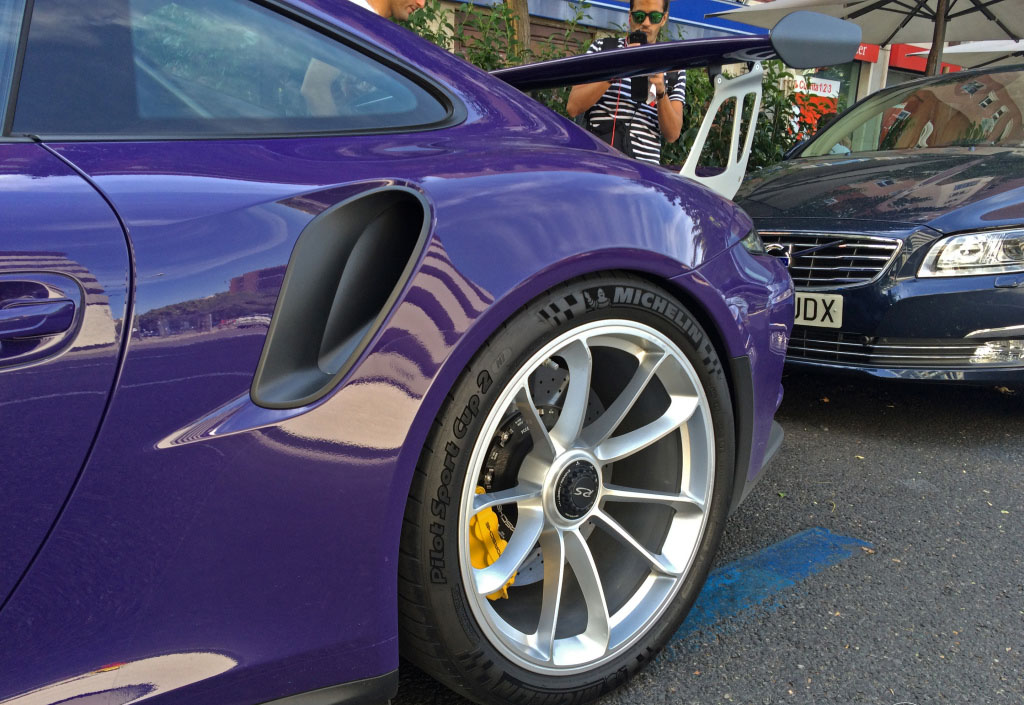 保时捷991 GT3 RS，颜色帅极 