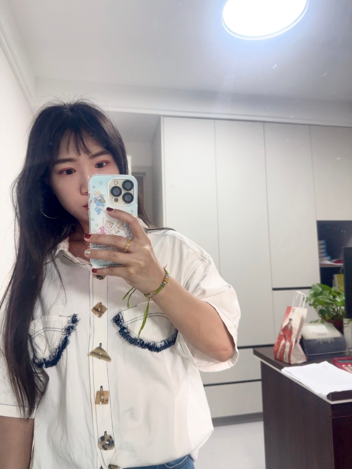 满妈的ootd 最近吃胖了一点点 96斤 说实话 我觉得还是96斤的脸圆润好看一