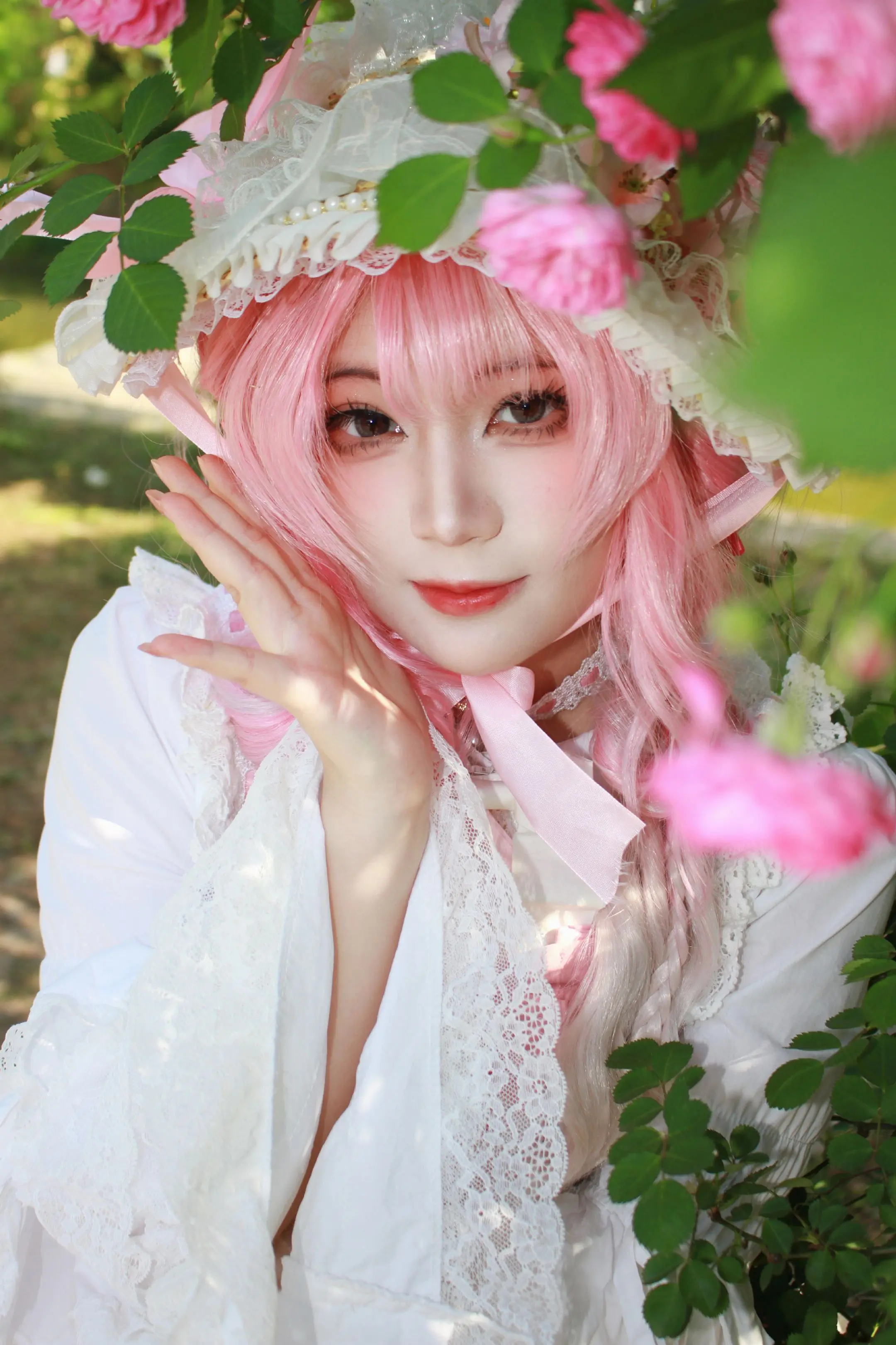 初夏·蔷薇·少女。