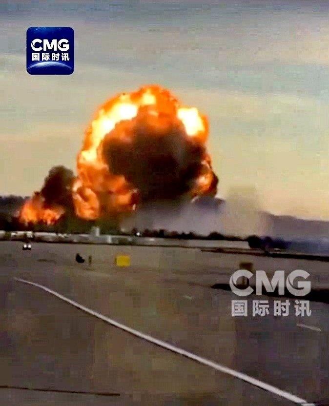 一架货机坠毁，人伤亡情况不详！