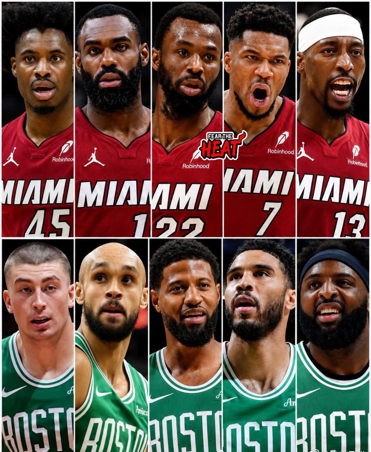这个阵容过凯尔特人应该没问题吧[吐舌]
热火凯尔特人nba ​​​