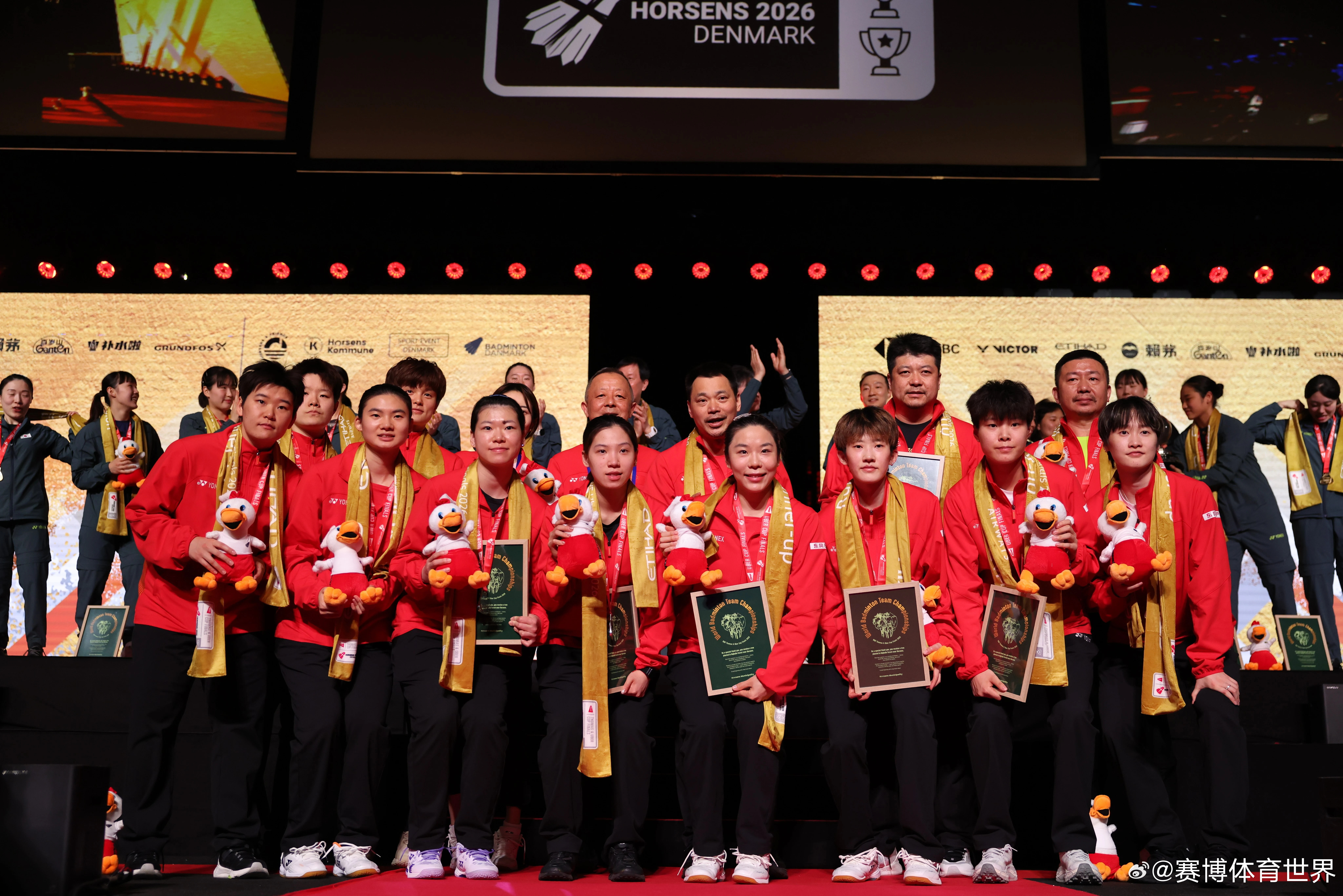 国羽尤伯杯亚军 2026尤伯杯决赛，中国队1-3不敌韩国队，获得亚军，无缘卫冕。