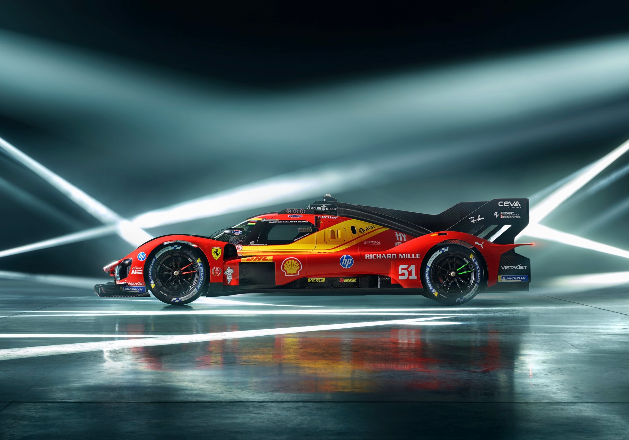 法拉利WEC 新涂装🇮🇹法拉利公布2026赛季499P涂装，整体理念和前几年