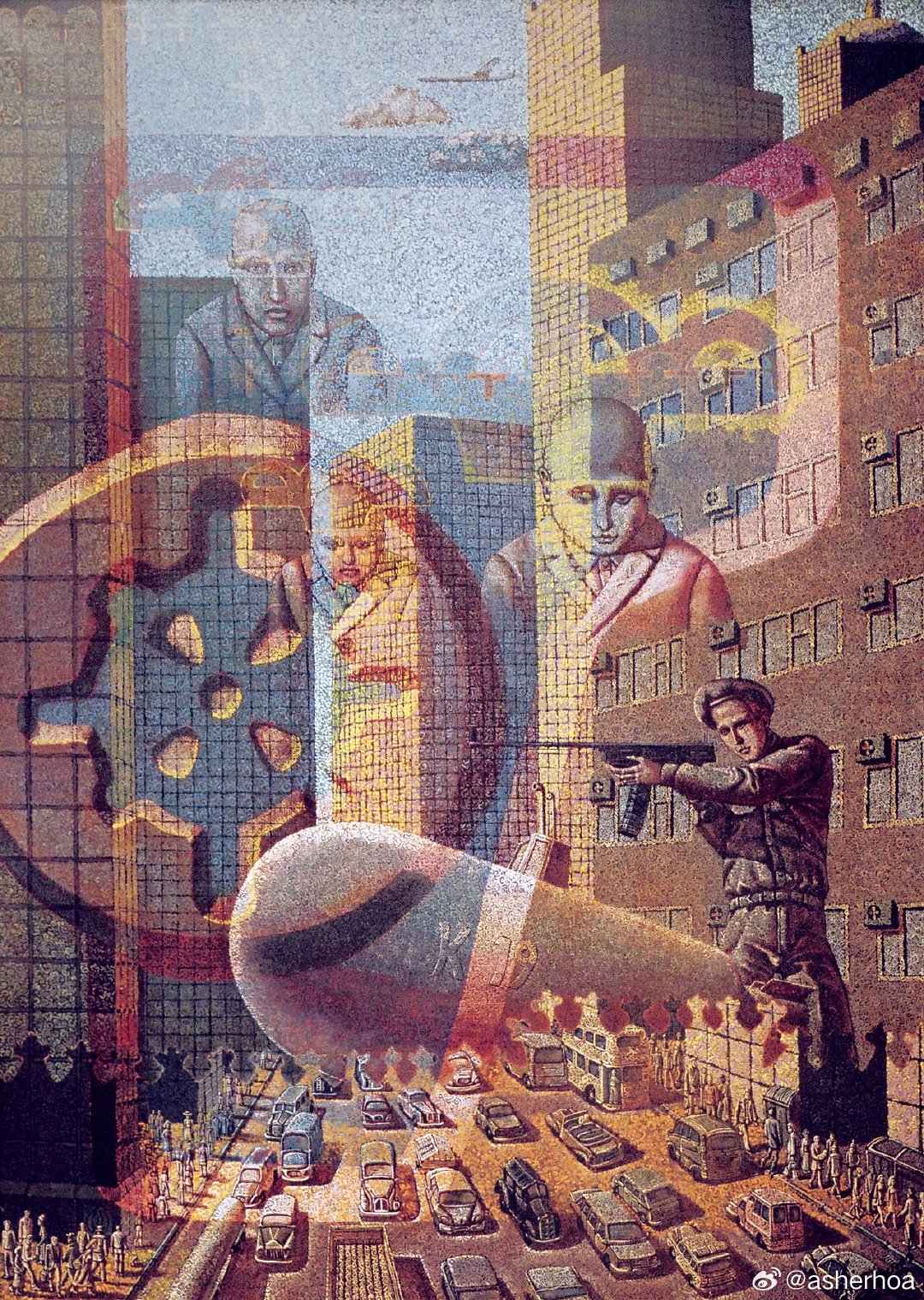 西洋历史文化鱼缸 俄国装饰主义画家阿列克谢·阿金迪诺夫（Alexey Akind