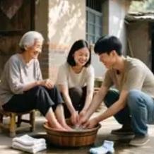 女子去男方家退彩礼！见男子在给90岁奶奶洗脚，蹲下也给奶奶洗脚

她手里紧紧攥着