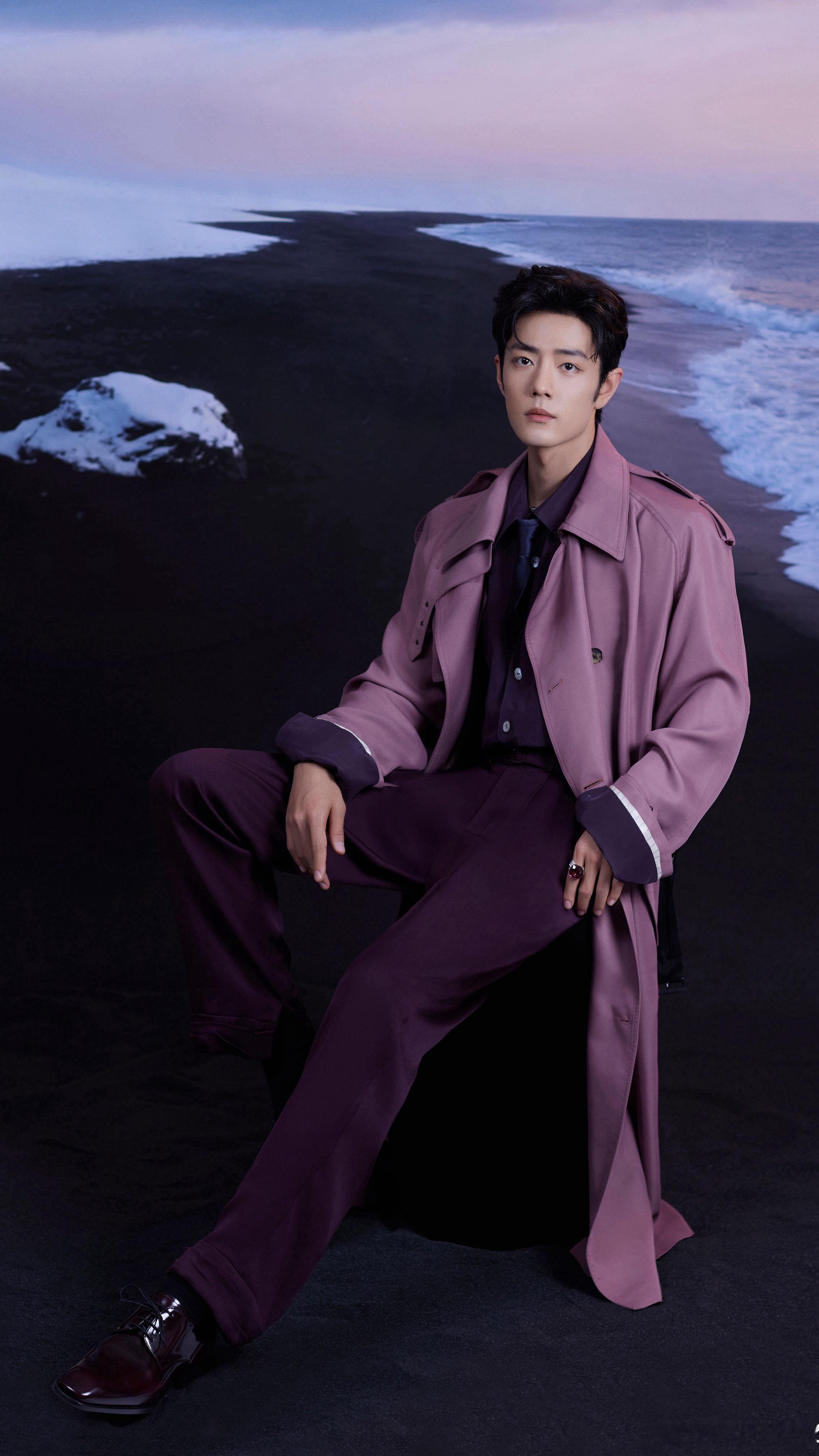 东方卫视跨年 肖战东方卫视跨年已就位 啊啊啊啊啊啊啊啊肖战第一套服饰！“YSL紫