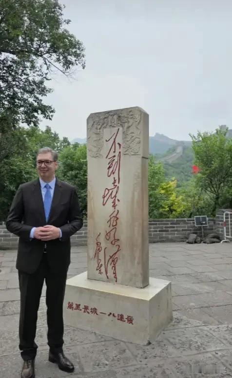 他确实是一位好汉，面对欧盟的包围、重压，毫不畏惧，从不屈服，把中国当亲戚，把我们