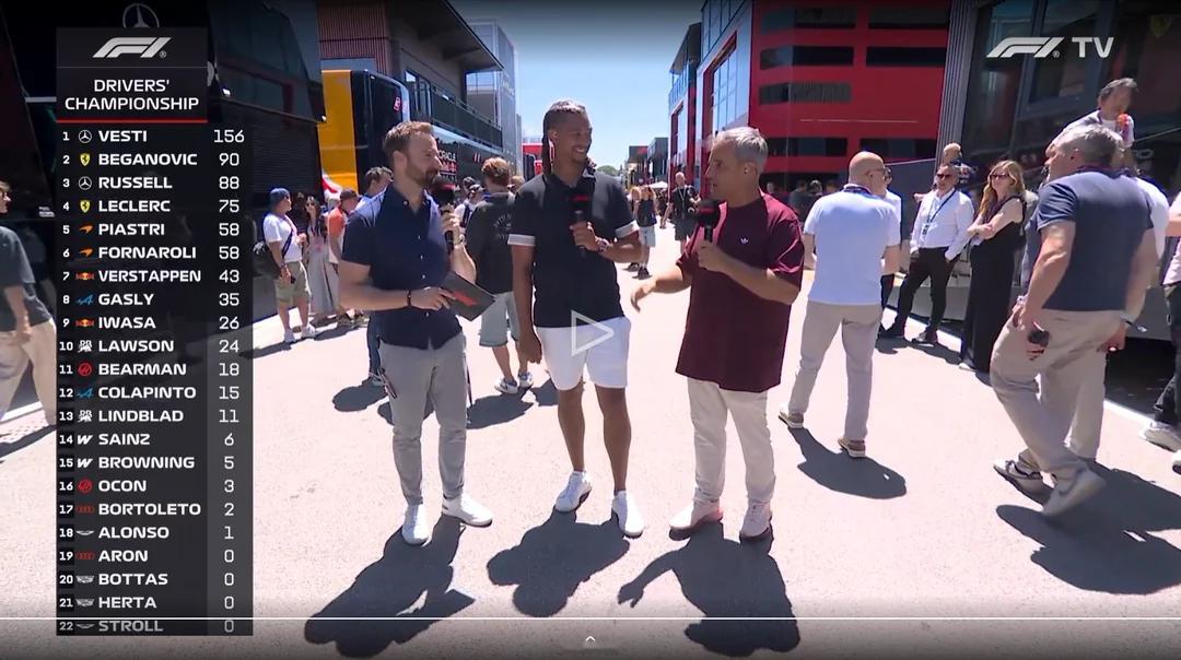 让我们祝贺维斯蒂？F12026F1巴塞罗那大奖赛F1转播翻车现场