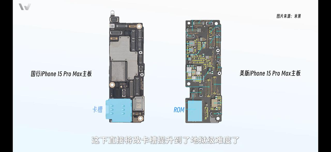苹果15非国行的路算是堵死了[捂脸]看了楼斌的拆解，今年美版iPhone15 P