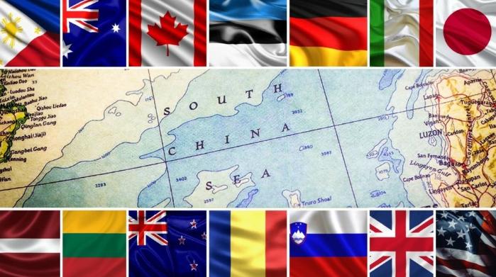 东南亚国家全体保持沉默，14个国家竟发表联合声明要求中国接受所谓的南海仲裁结果！