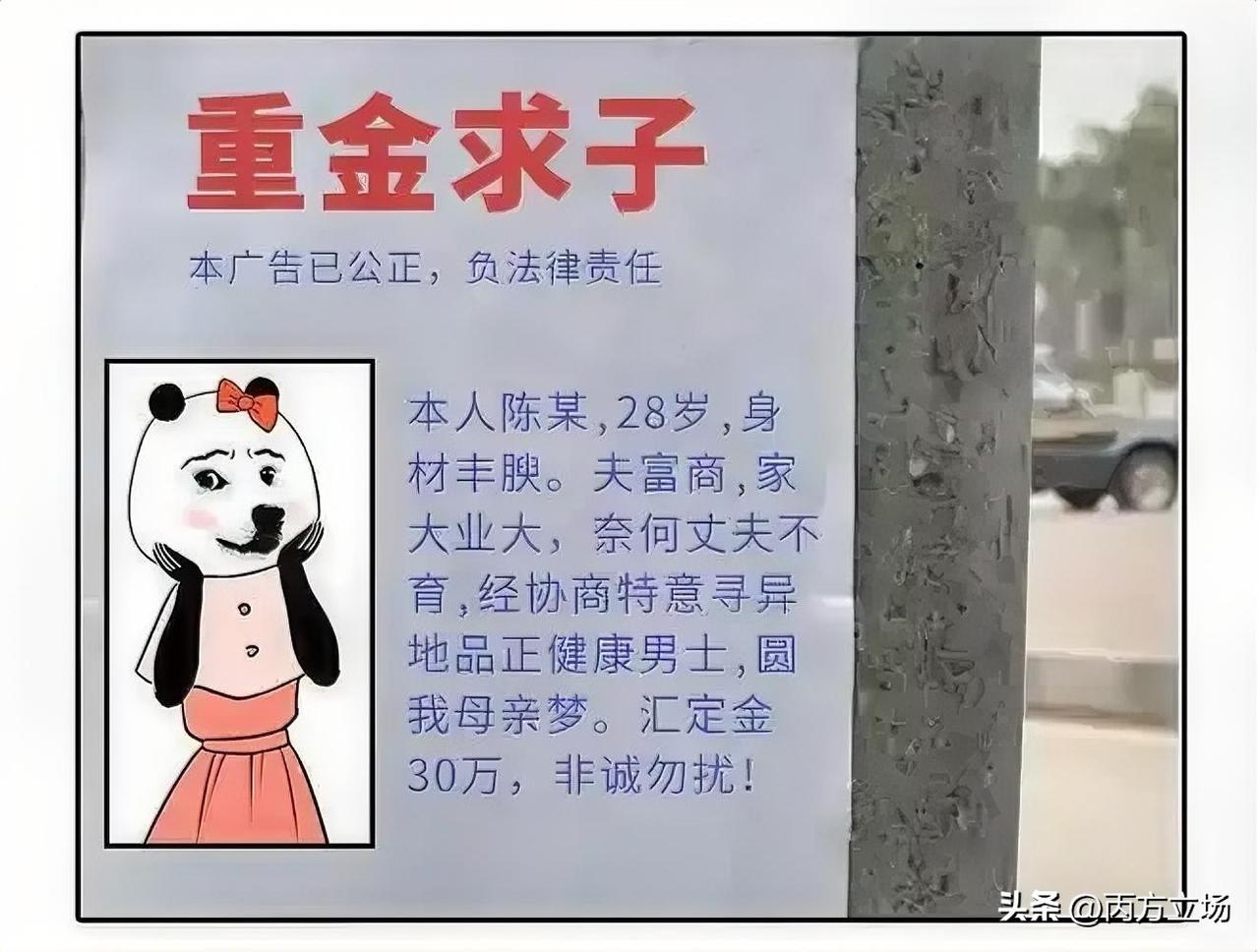 都2026年了，电线杆上还有“重金求子”，咋还有人信这老掉牙的骗局？今天遛弯，看