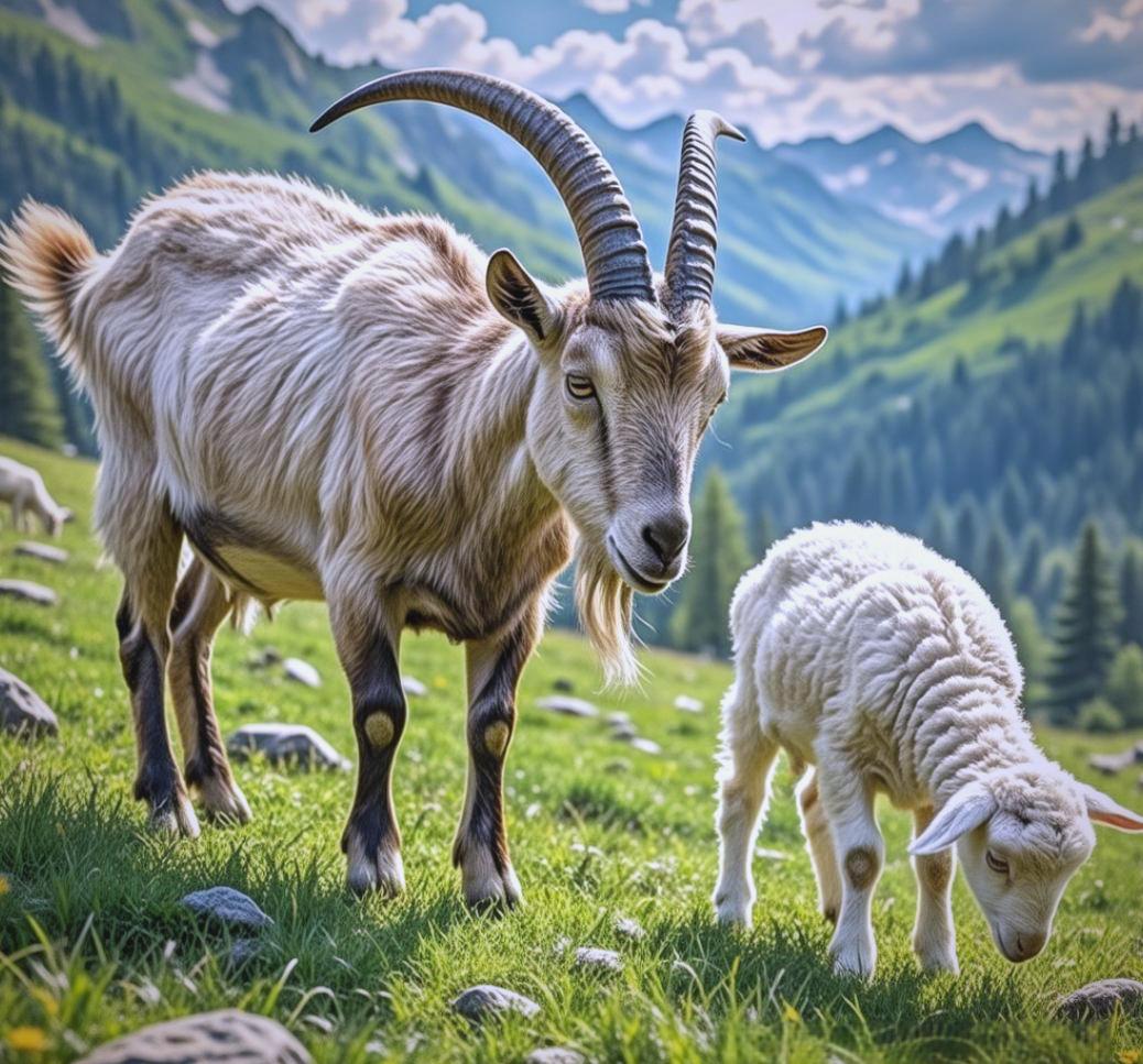 我敢说今天这个冷知识直接让大家惊掉下巴！是不是从小到大，你都觉得绵羊和山羊就是“