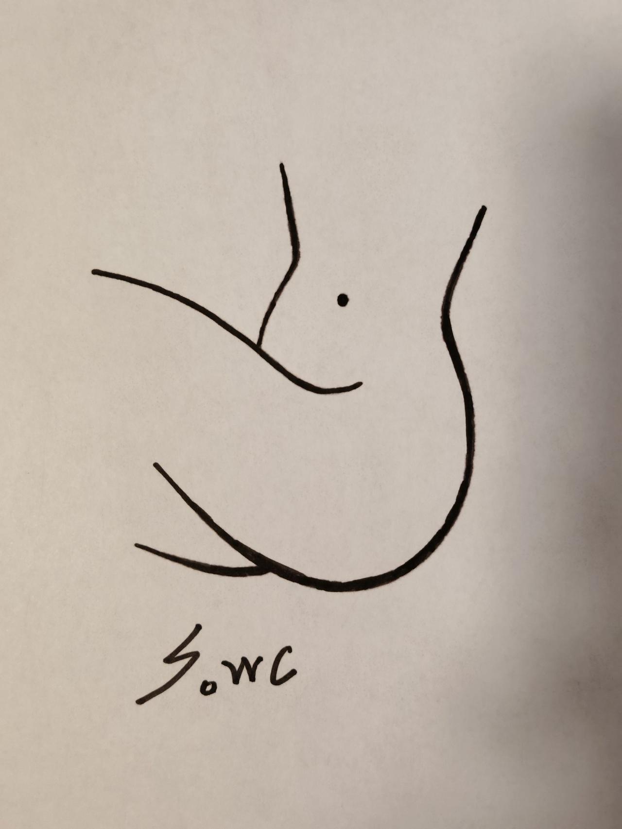 搞笑灵魂画手 简笔画 人体绘画 上热门