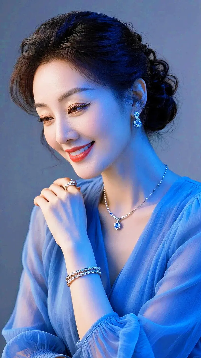 AI淡蓝优雅照 随变ai随便玩 伙伴计划广告分成玩法达人