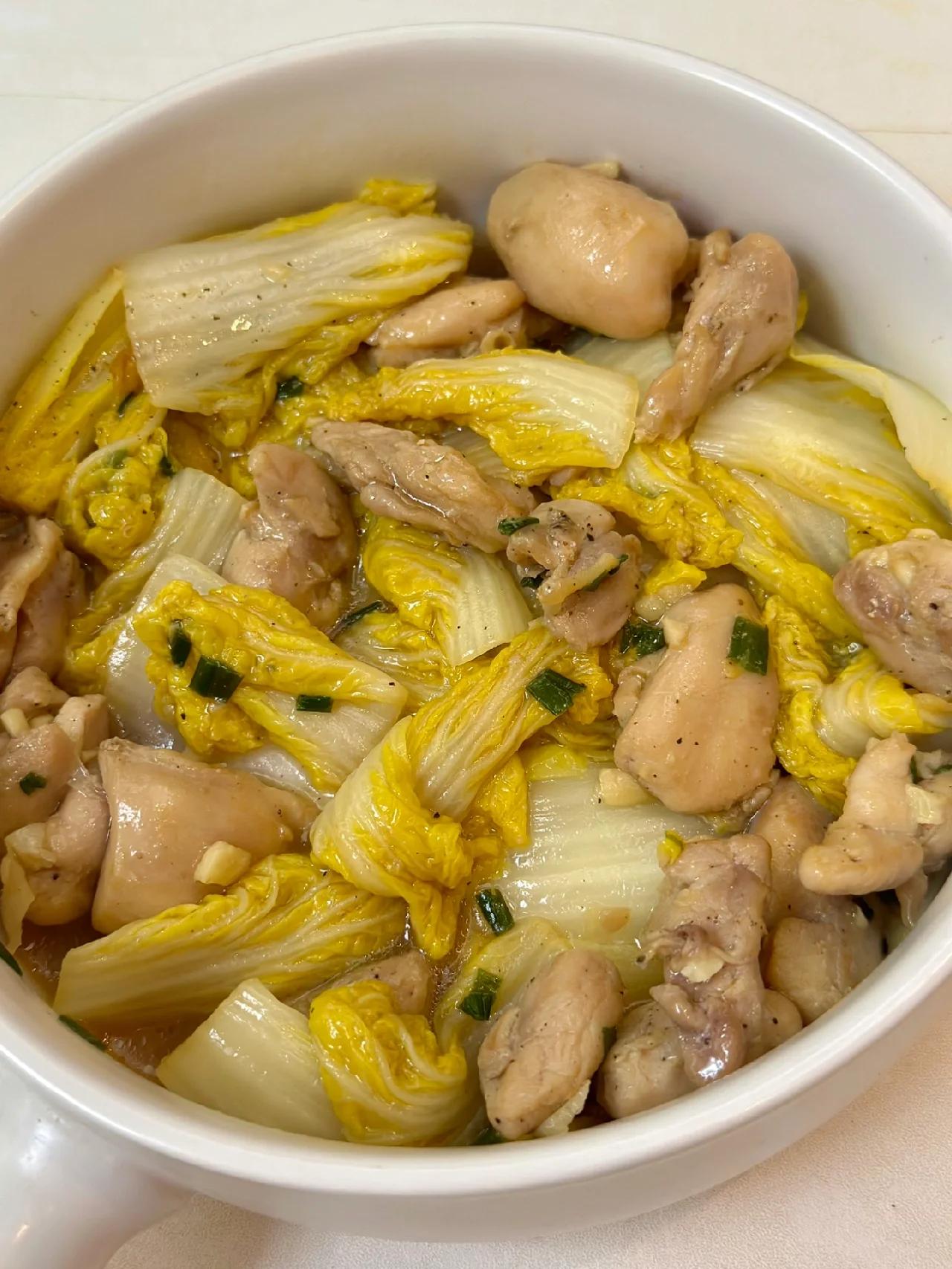减脂期吃它！我两周瘦了七斤！|||分享巨好吃娃娃菜炒鸡腿肉！鸡腿肉巨好吃！加上鲜