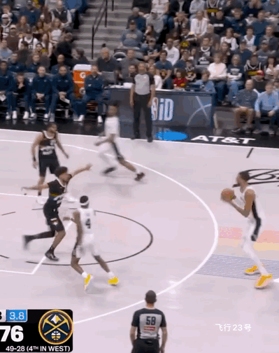 文班亚马这个球是好球还是走步？

这是一场西部巅峰对决，掘金在一度落后13分的情