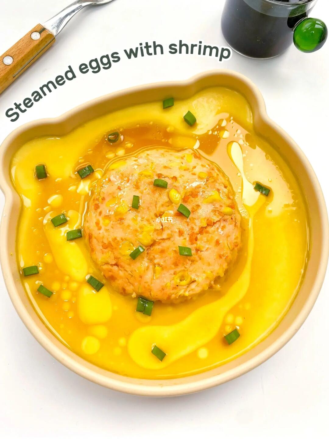 宝宝春季营养食谱︱鲜美软嫩的虾滑蒸蛋🍤