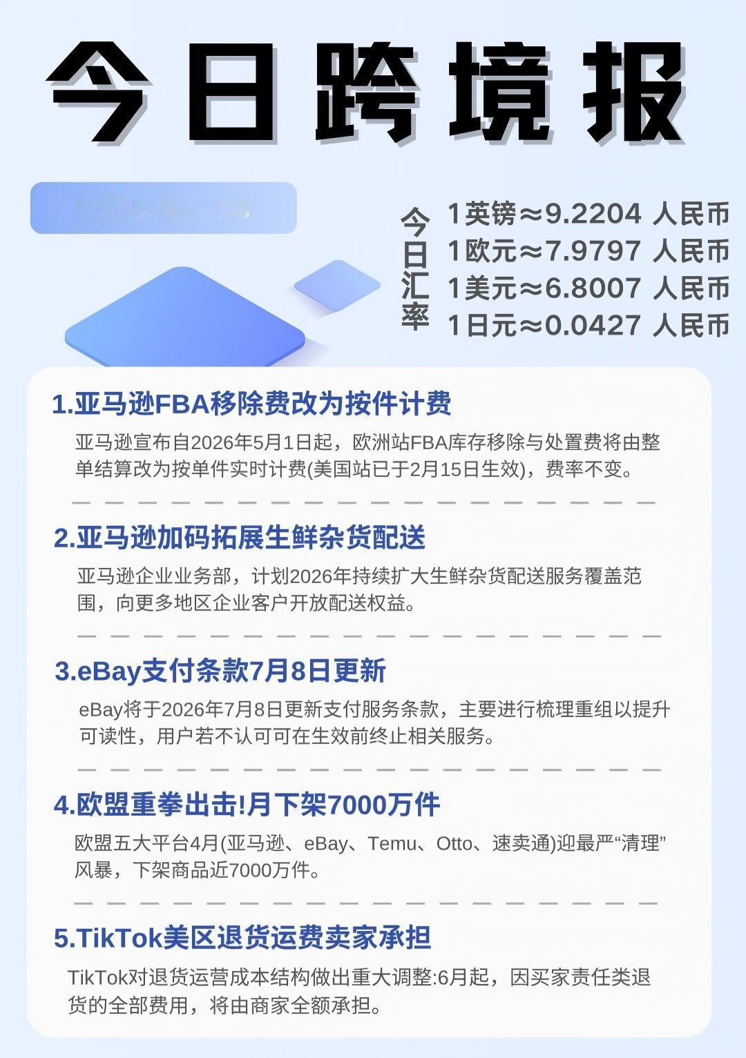 一觉醒来跨境圈发生什么！！！