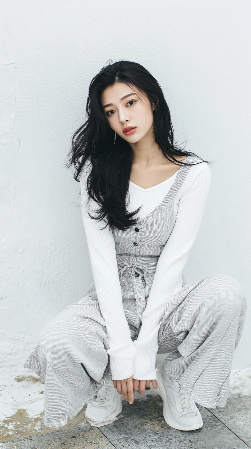 清新少女们，简约时尚！分享美女穿搭服饰