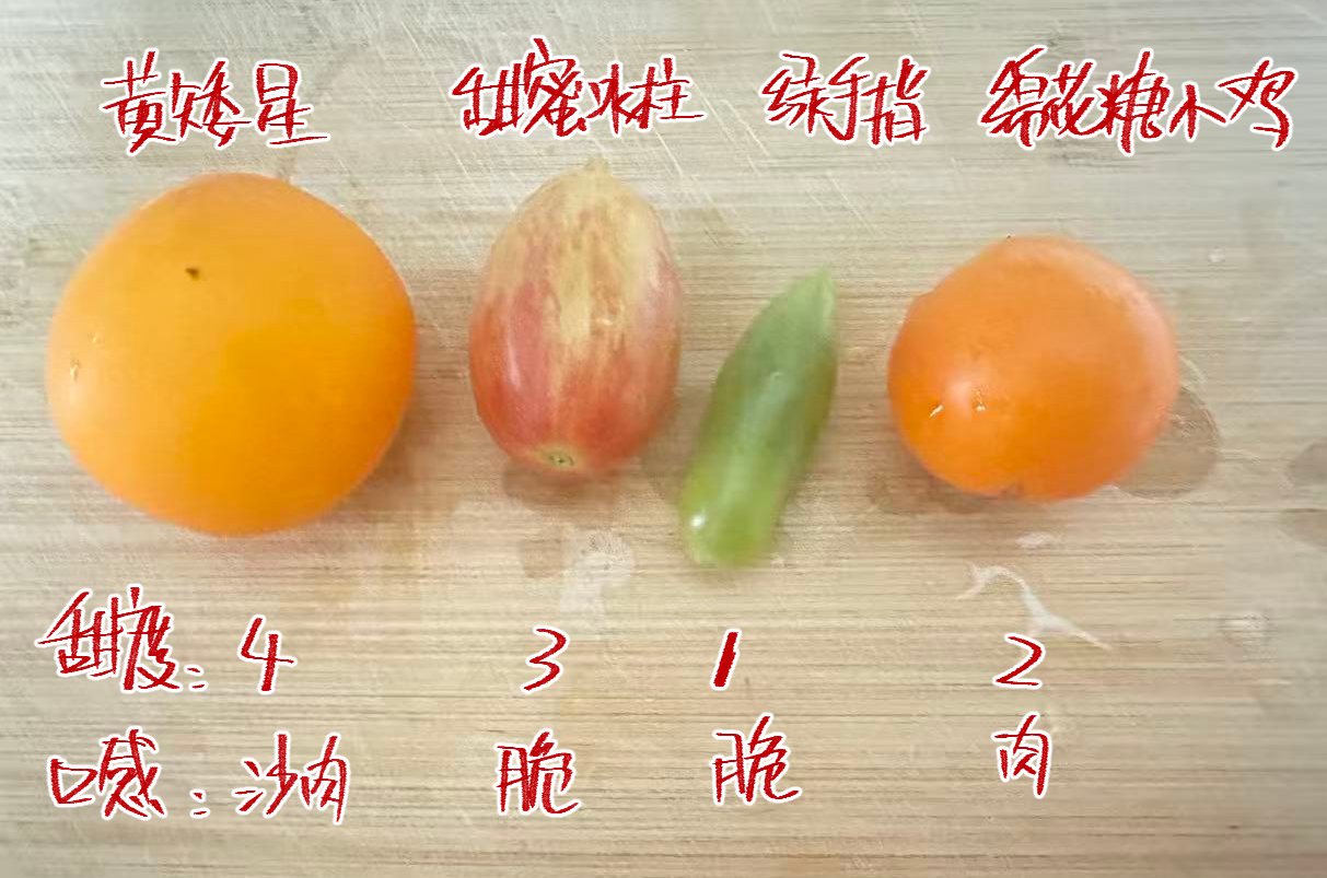 摘了几个看起来能吃的 