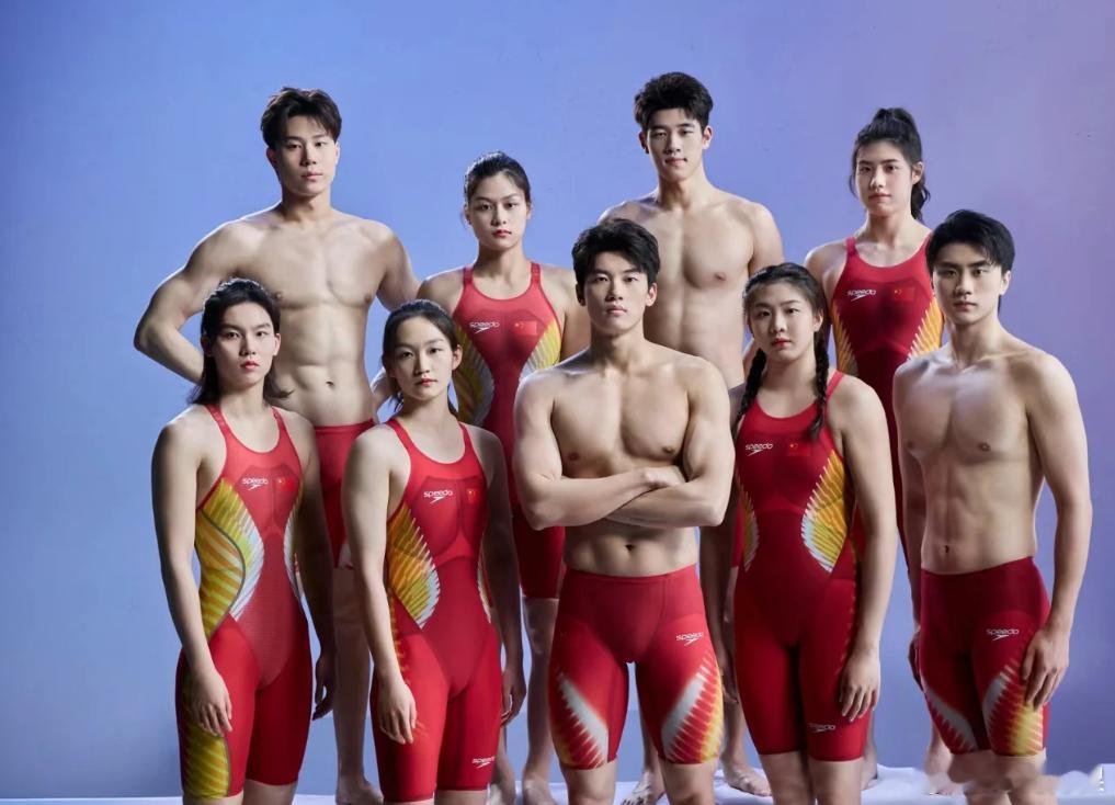 中国游泳队入驻微博 中国男模女模团，你永远可以相信咱们游泳队!他们不仅用实力在赛