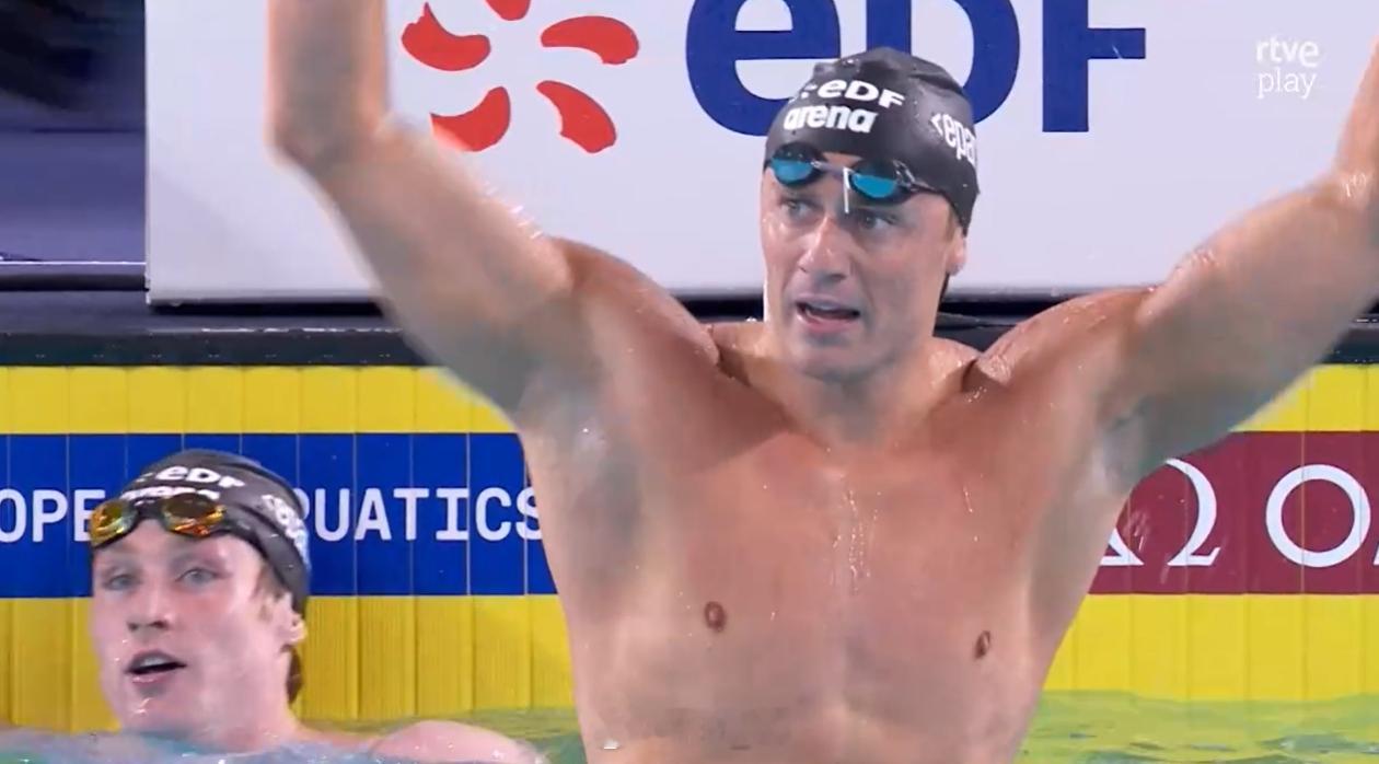 欧洲游泳锦标赛 男100蛙决赛🇮🇹Martinenghi 58.58 🇷?