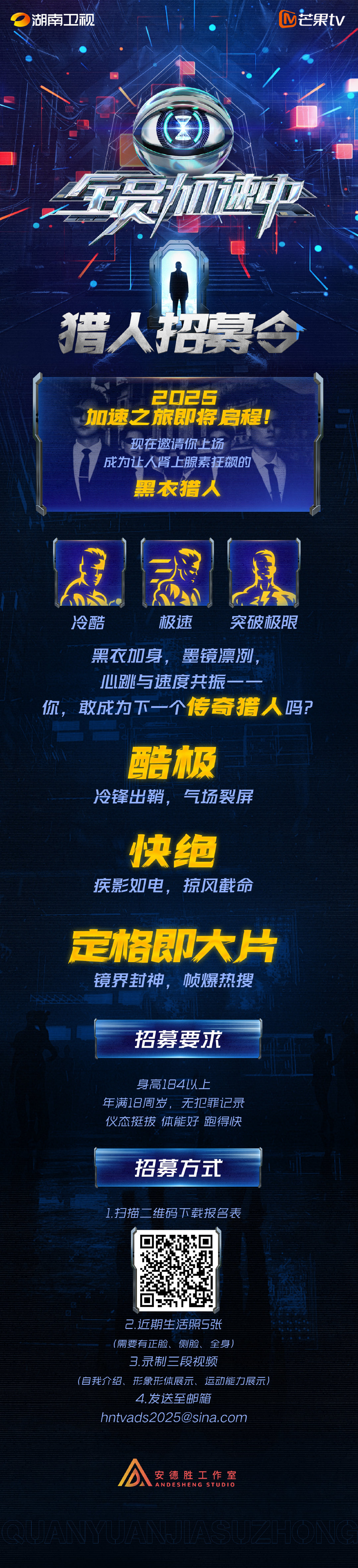 全员加速中2025猎人招募令，史上最硬核猎人标准来袭：男模身材，建模长相，闪电速