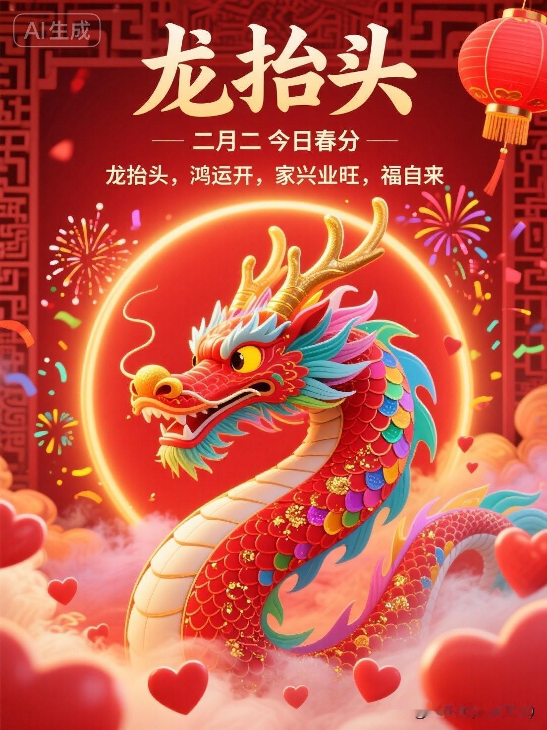 ²⁰²⁶/₀₃.₂₀  🌸二月初二🐲
今日龙抬头恰逢春分，双吉临门，春光正好