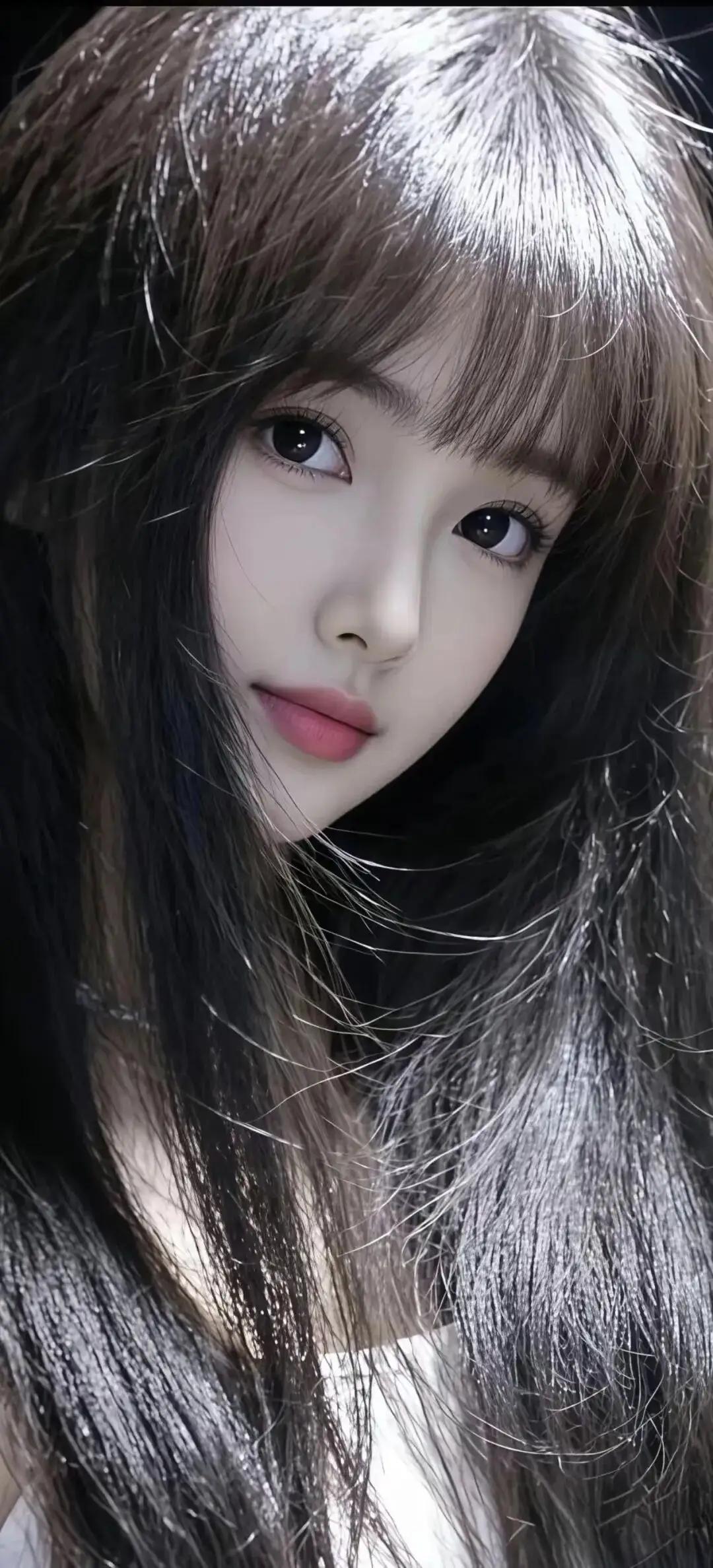 甜美少女，黑发飘逸，白皙肌肤，温柔眼神美女的美丽体现在何处呢？ 温柔美少女